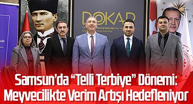 Samsun’da “Telli Terbiye” Dönemi: Meyvecilikte Verim Artışı Hedefleniyor