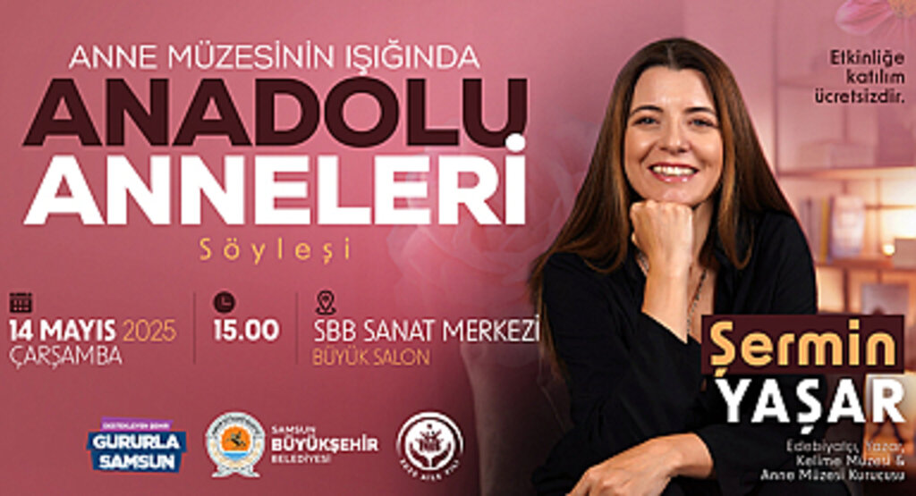 Yazar Şermin Yaşar, Samsun’da Okurlarıyla Buluşuyor
