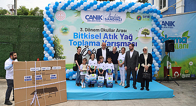 Canikli Öğrencilerden Çevreye Katkı: 1.5 Ton Atık Yağ Toplandı