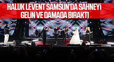 Haluk Levent Samsun’da Sahneyi Gelin ve Damada Bıraktı: Düğünden Konsere, Unutulmaz Anlar!