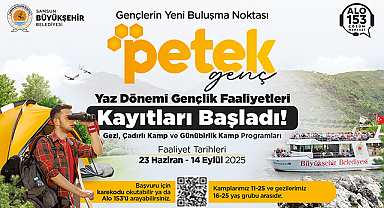Samsun'da Gençlere Doğa, Kültür ve Macera Dolu Yaz: