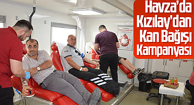 Havza’da Kızılay’dan Kan Bağışı Kampanyası