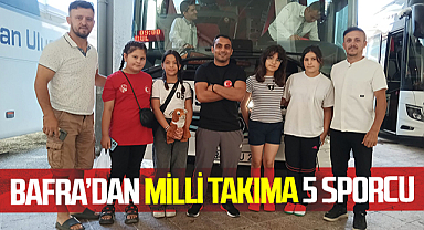 Bafra’dan Milli Takıma 5 Sporcu