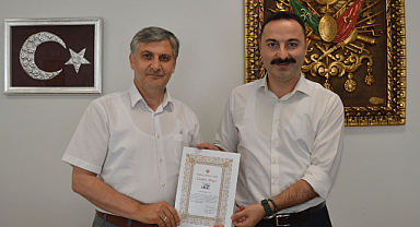 TDV’den Havza Kaymakamı Ayvat’a Teşekkür Belgesi