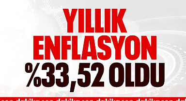 TÜİK Temmuz 2025 Enflasyon Verilerini Açıkladı: Yıllık Enflasyon %33,52'ye Geriledi