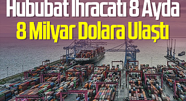 Hububat İhracatı 8 Ayda 8 Milyar Dolara Ulaştı