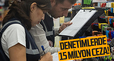 Kırtasiye Denetimlerinde 15,2 Milyon Lira Ceza