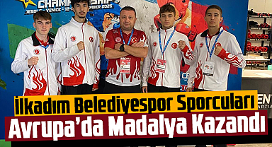 WAKO Avrupa Gençler Kick Boks Şampiyonası’nda İlkadım’dan Çifte Gurur