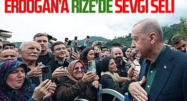 Cumhurbaşkanı Erdoğan, Rize'de vatandaşlarla buluştu