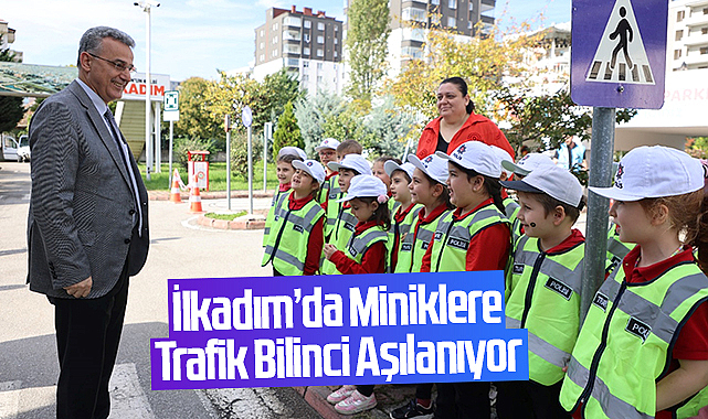 İlkadım’da Miniklere Trafik Bilinci Aşılanıyor