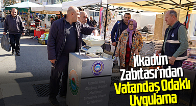 İlkadım Zabıtası’ndan Vatandaş Odaklı Uygulama: “Semt Pazarlarında Belediye Tartısı Dönemi Başladı”