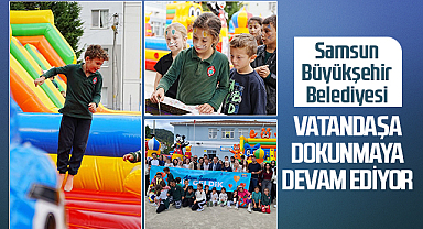 Samsun Büyükşehir Belediyesi Vatandaşlara Dokunmaya Devam Ediyor