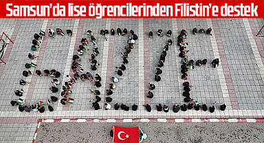 Samsun’da lise öğrencilerinden Filistin’e destek: “Gazze” koreografisiyle anlamlı mesaj