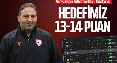 Samsunspor Futbol Direktörü Fuat Çapa: Hedefimiz 13-14 Puan