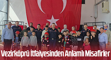 Vezirköprü İtfaiyesinden Anlamlı Misafirler