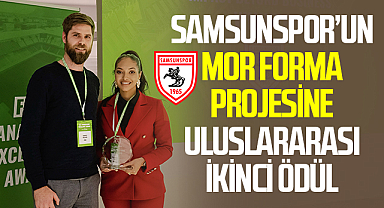 Samsunspor’un Mor Forma Projesine Uluslararası İkinci Ödül