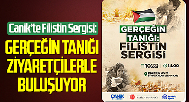 Canik’te Filistin Sergisi: Gerçeğin Tanığı Ziyaretçilerle Buluşuyor