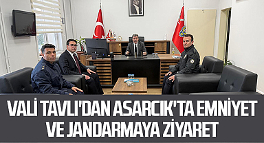 Vali Tavlı'dan Asarcık'ta emniyet ve jandarmaya ziyaret