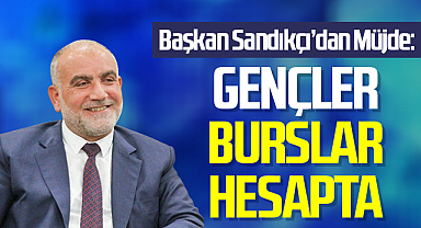 Canik Belediye Başkanı İbrahim Sandıkçı'dan müjde: Gençler, burslar hesapta