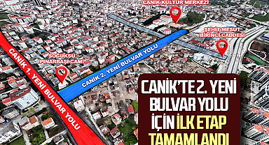 Canik'te Ulaşımda Yeni Dönem: 2. Yeni Bulvar Yolu İçin İlk Etap Tamamlandı