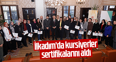 İlkadım’da kursiyerler sertifikalarına kavuştu