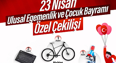 Başkan İbrahim Sandıkçı’dan Çocuklara 23 Nisan Sürprizi: Hediye Çekilişi Başladı