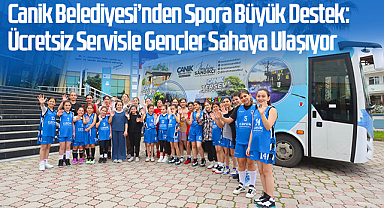 Canik Belediyesi’nden Spora Büyük Destek: Ücretsiz Servisle Gençler Sahaya Ulaşıyor