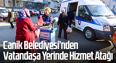 Canik Belediyesi’nden Vatandaşa Yerinde Hizmet Atağı
