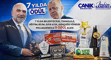 Canik Belediyesi’ne 7 Yılda 9 Ayrı Ödül: Eser ve Hizmette Çıtayı Yükseltiyoruz