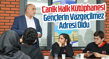 Canik Halk Kütüphanesi Gençlerin Vazgeçilmez Adresi Oldu