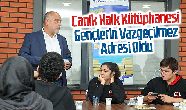 Canik Halk Kütüphanesi Gençlerin Vazgeçilmez Adresi Oldu