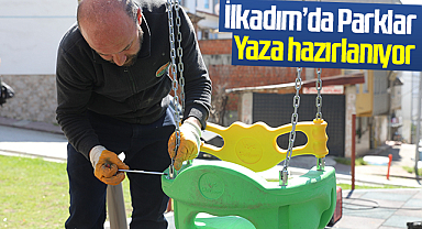 İlkadım’da Parklar Yaz Sezonuna Hazır Hale Getiriliyor