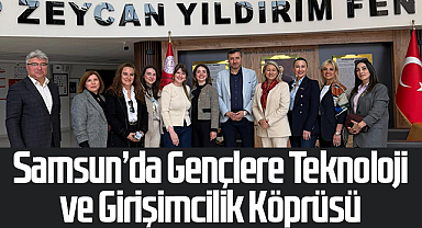 Samsun’da Gençlere Teknoloji ve Girişimcilik Köprüsü: SAMİKAD’tan Fen Lisesi Öğrencilerine Büyük Destek