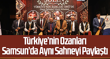 Türkiye'nin Halk Ozanları Samsun'da Buluştu