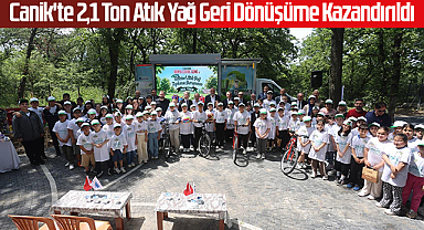 Canik'te 2,1 Ton Atık Yağ Geri Dönüşüme Kazandırıldı