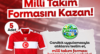 Canik’te Sıfır Atık Hamlesi Milli Coşkuyla Birleşti: 3 Kilo Atık Getirene Forma Çekilişi!