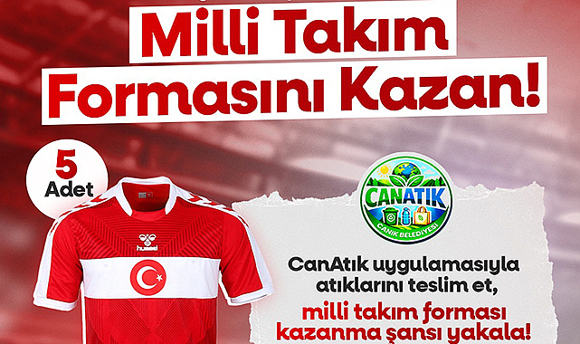 Canik’te Sıfır Atık Hamlesi Milli Coşkuyla Birleşti: 3 Kilo Atık Getirene Forma Çekilişi!