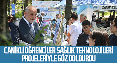 Canikli Öğrenciler Sağlık Teknolojileri Projeleriyle Göz Doldurdu