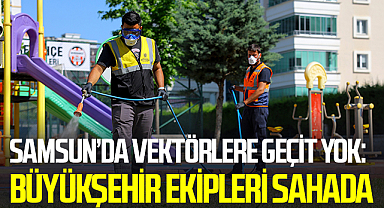 Samsun’da Vektörlere Geçit Yok: Büyükşehir Ekipleri Sahada