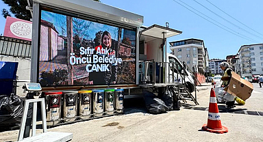 Canik’te Atığını Getiren Vatandaş Hem Kazanıyor Hem Çevreyi Koruyor