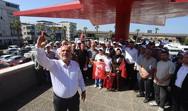 Canik’te Cumhurbaşkanı Erdoğan’a Coşkulu Karşılama