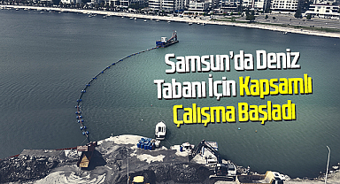 Samsun’da Deniz Tabanı İçin Kapsamlı Çalışma Başladı: Kumlar Kıyı Erozyonuyla Mücadelede Kullanılacak