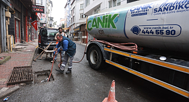 Samsun'da Sağanak Yağış Alarmı! Canik'te Ekipler Teyakkuzda