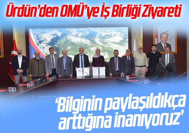 Ürdün’den OMÜ’ye İş Birliği Ziyareti