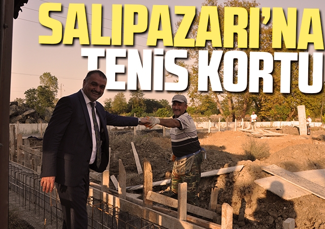 Salıpazarı’na Tenis Kortu
