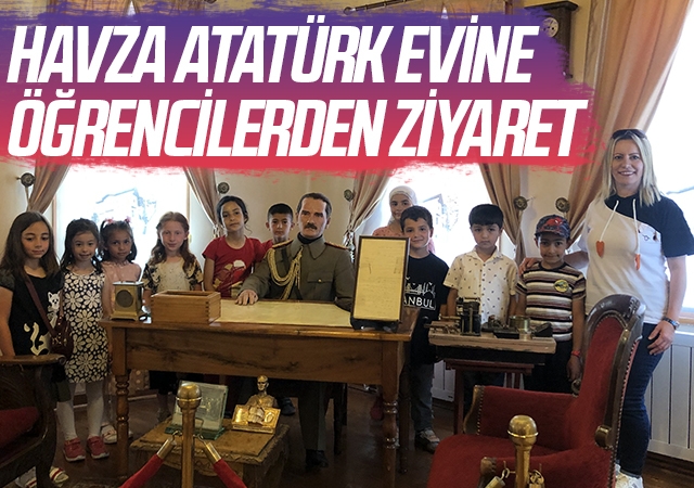 Havza Atatürk Evine öğrencilerden ziyaret