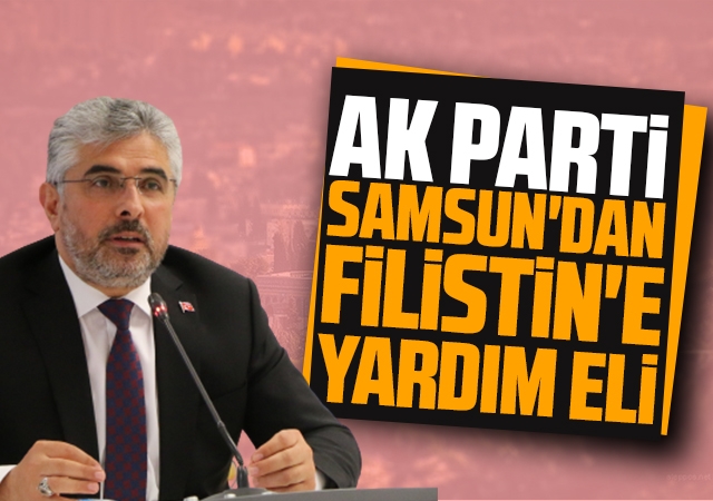 Ak Parti Samsun'dan Filistin'e Yardım Eli