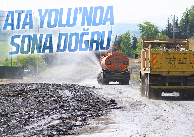 Samsun'da Ata Yolu’nda sona doğru