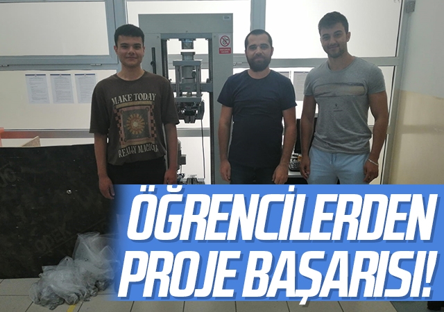 Mühendislik Fakültesi Öğrencilerinden Proje Başarısı