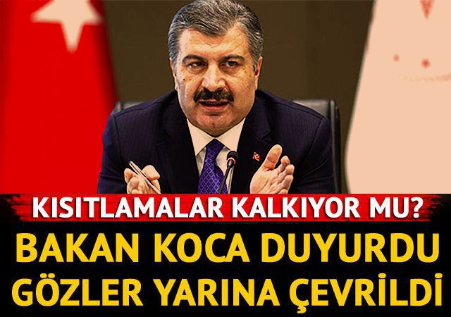 Bakan Koca yarını işaret etti! 'Bir süredir beklenen açıklama'